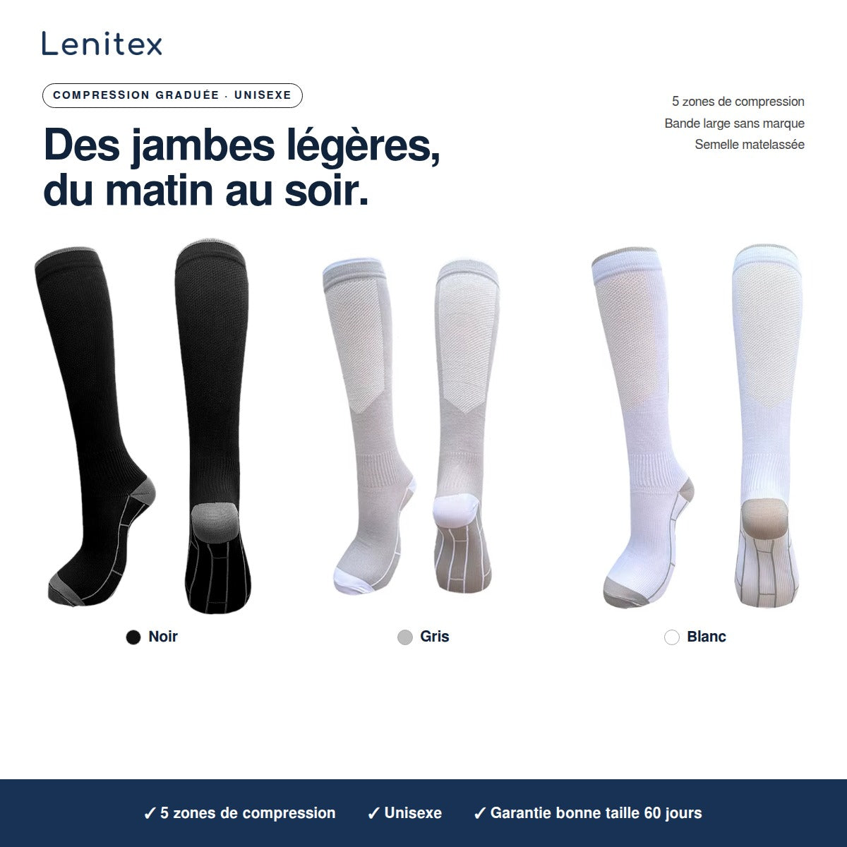 Chaussettes de Compression Lenitex™